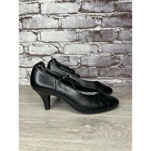 Diamant Black Leather Mary Jane Strap Dance Shoes Women Sz 5UK/7M US/37.5EU